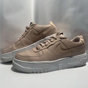 Nike Women’s US Size 9  Air Force One Beige Pink CK6649-200